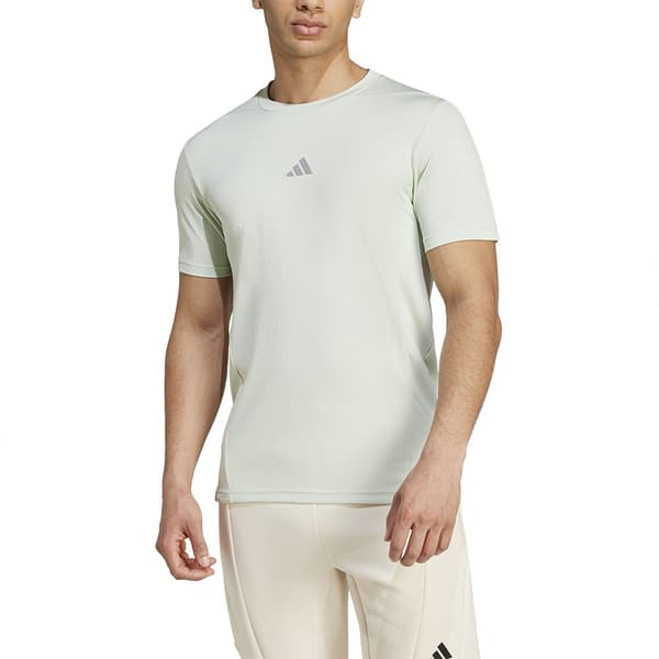 Adidas Designed For Training Hiit Workout Heat.rdy T-shirt Med Korta ärmar Grönt M Man