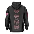 Miniatyrbild 2 av 3: Otso Emoji Monkey Neon Tröja Med Huva Rosa 2XL Man