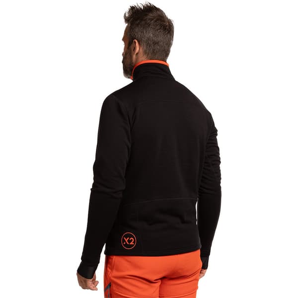 Trangoworld Trx2 Stretch Pro T-shirt Med Lange ærmer Sort M Mand