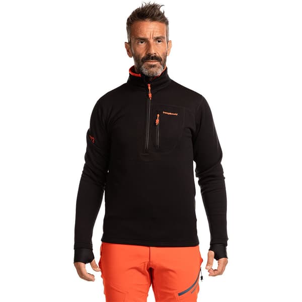 Trangoworld Trx2 Stretch Pro T-shirt Med Lange ærmer Sort M Mand