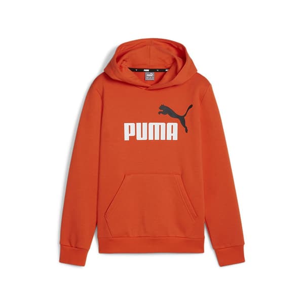Puma Ess+ 2 Col Big Logo Hættetrøje Orange 11-12 Years Dreng