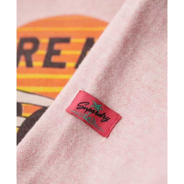 Superdry La Vl Graphic R Hættetrøje Rosa S Kvinde