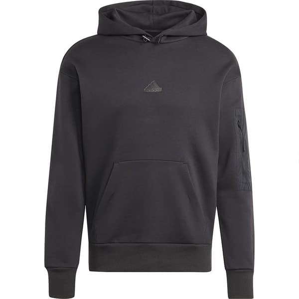 Adidas City Escape Fleece Tröja Med Huva Grå M / Regular Man