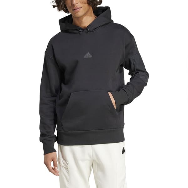 Adidas City Escape Fleece Tröja Med Huva Grå M / Regular Man