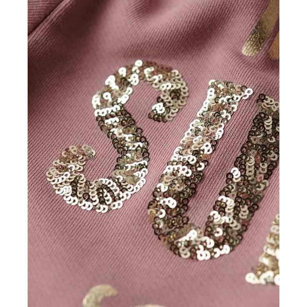 Superdry Embellish Archive Kokovetoketjullinen Collegepaita Pinkki XS Nainen