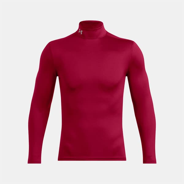 Under Armour Coldgear Elite Mock Pitkähihainen T-paita Punainen 2XL Mies