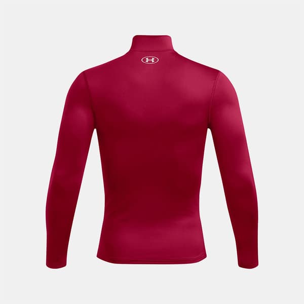 Under Armour Coldgear Elite Mock Pitkähihainen T-paita Punainen 2XL Mies