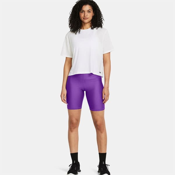 Under Armour Tech Bike Korte Leggings Lilla XL Kvinde