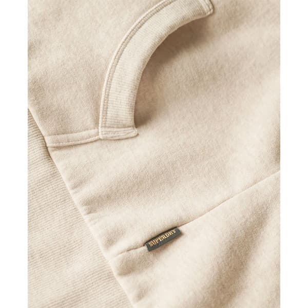 Superdry Super Athletic Graphic Sweatshirt Med Dragkedja Beige S Kvinna