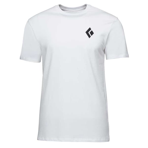 Black Diamond Alpinist T-shirt Med Korte ærmer Hvid S Mand