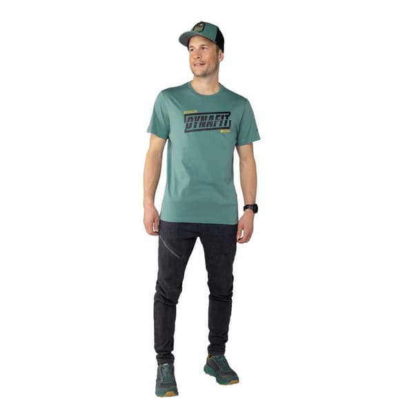 Dynafit Graphic T-shirt Med Korte ærmer Grøn M Mand