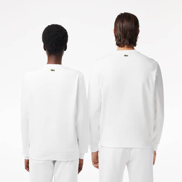 Lacoste Sh1156 Huppari Valkoinen L Mies