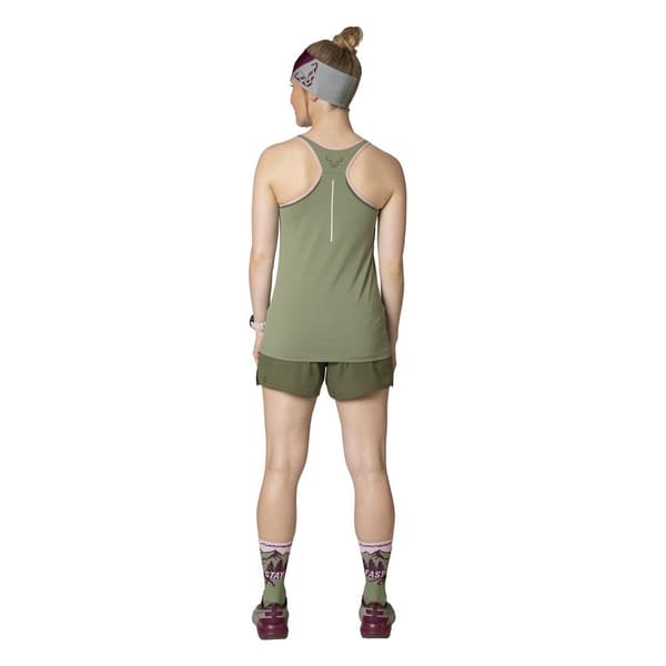 Dynafit Alpine 2 In 1 ärmlös T-shirt Grönt L Kvinna