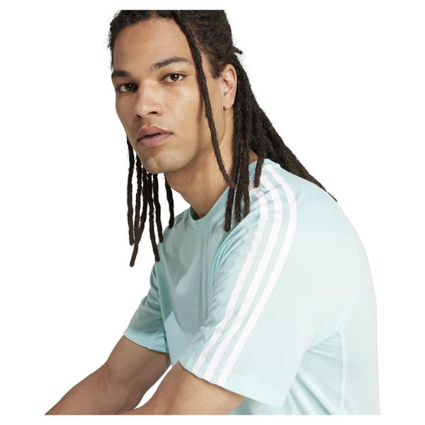 Adidas Own The Run 3 Stripes T-shirt Med Korta ärmar  XL / Regular Man