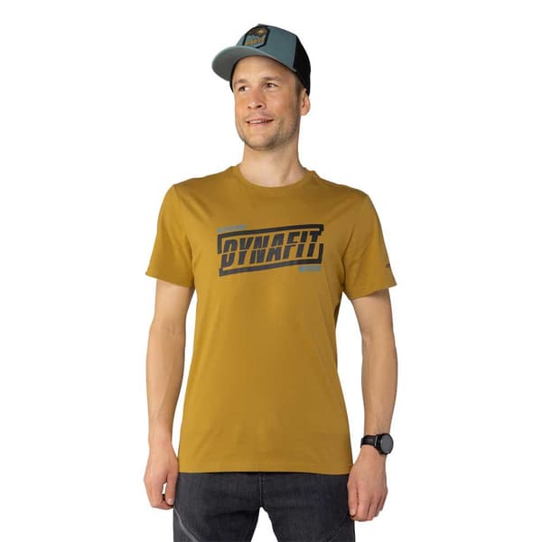 Dynafit Graphic T-shirt Med Korta ärmar Gul M Man