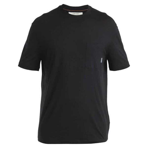 Icebreaker Merino 150 Tech Lite Iii Relaxed Pocket Lyhythihainen T-paita Musta S Mies