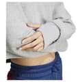 Miniatyrbillede 5 af 6: Adidas All Szn Ribbed V Neck Sweatshirt Grå XL Kvinde