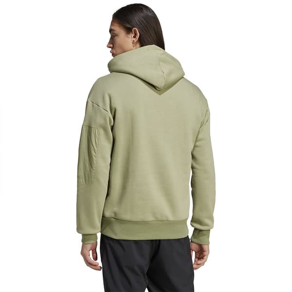 Adidas City Escape Fleece Tröja Med Huva Grönt L / Regular Man