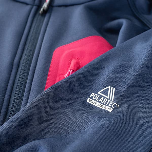 Elbrus Nomi Fleecetec Sweatshirt Med Lynlås Blå L Kvinde