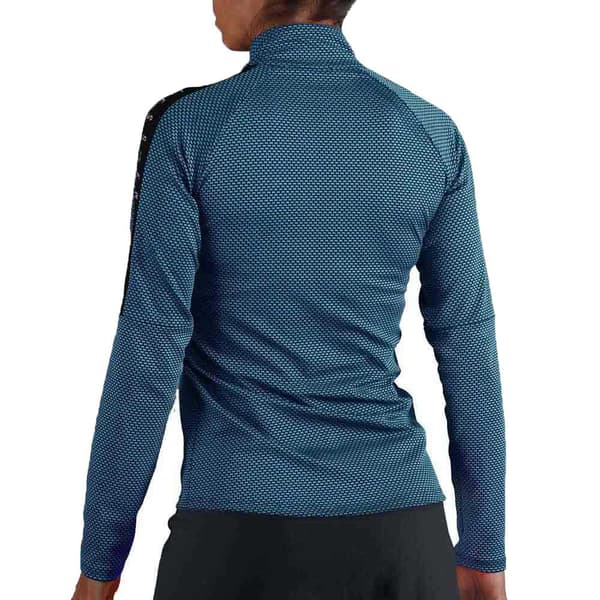 Endless Kirsch Ii Halv Lynlås Sweatshirt Blå XL Kvinde