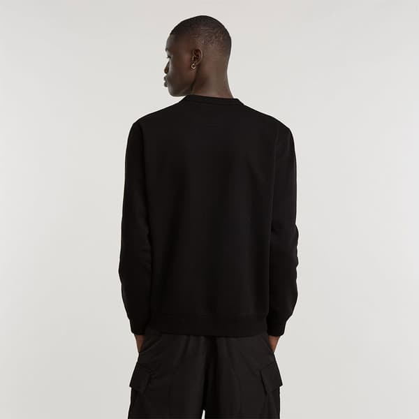 G-star Stacked Old Skool Logo Sweatshirt Sort S Mand