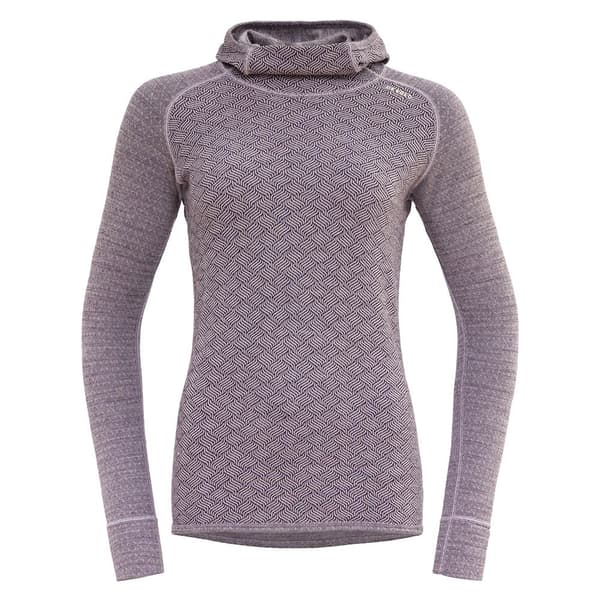 Devold Of Norway Kvitegga Merino 230 Hættetrøje Rosa L Kvinde