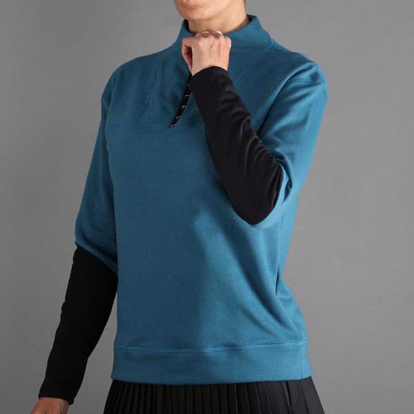 Endless Wonder Halv Lynlås Sweatshirt  S Kvinde
