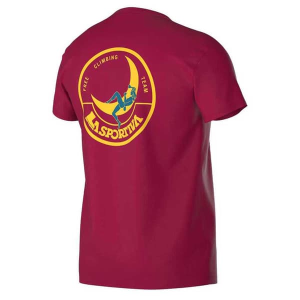 La Sportiva Climbing On The Moon Lyhythihainen T-paita Pinkki XL Mies