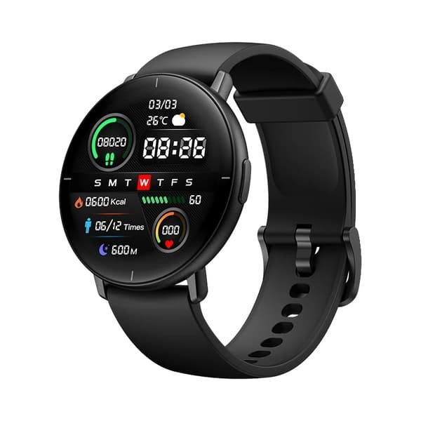 Smartwatch med AMOLED-skärm, hjärtfrekvens- och SPO2-övervakning,Standard