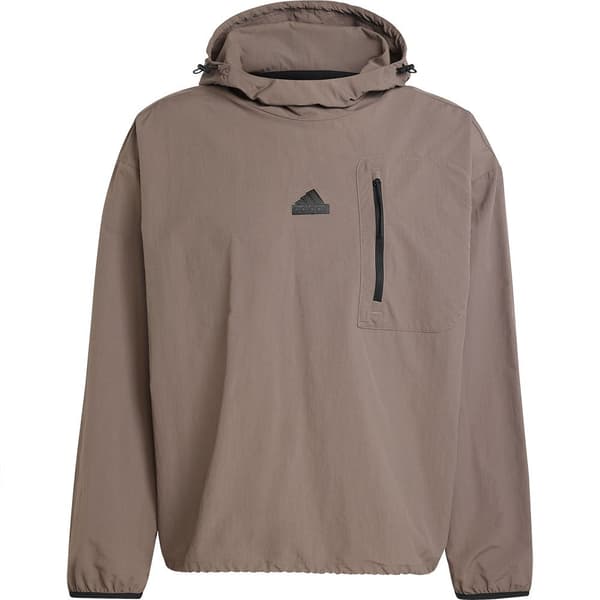 Adidas City Escape Q3 Woven Hættetrøje Brun L Mand
