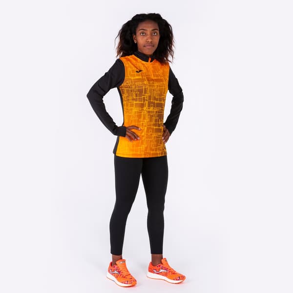 Joma Elite Viii Tröja Orange,Svart S Kvinna