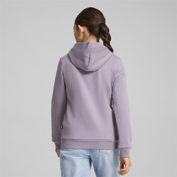 Puma Ess Logo Huvtröja Lila 9-10 Years Flicka