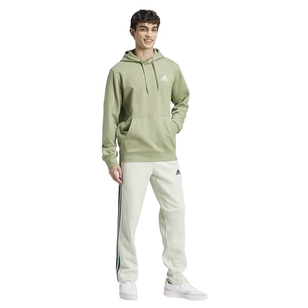 Adidas Essentials Fleece Huppari Vihreä S / Regular Mies