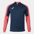 Miniatyrbillede 2 af 4: Joma Eco Championship Halv Lynlås Sweatshirt Blå 2XL Mand