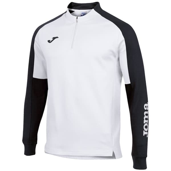 Joma Eco Championship Halv Lynlås Sweatshirt Hvid XL Mand