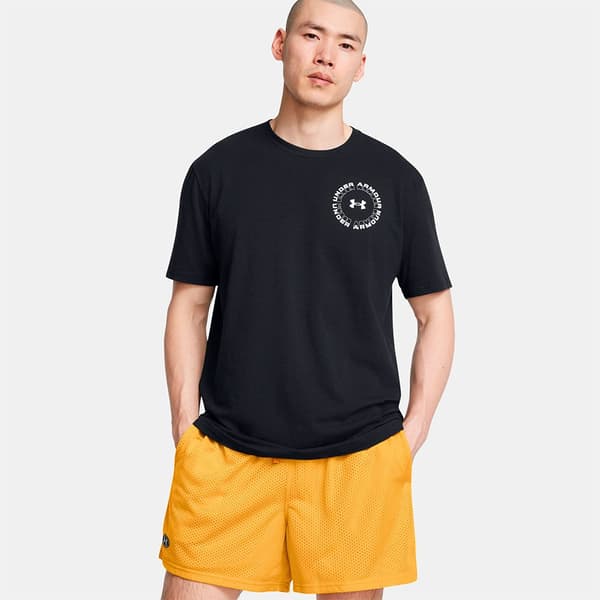 Under Armour Radial Wordmark 60/40s Lyhythihainen T-paita  M Mies