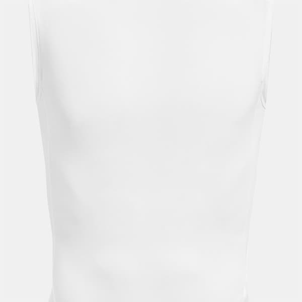 Under Armour Heatgear Armour Comp Mock ärmlös T-shirt Vit M Man