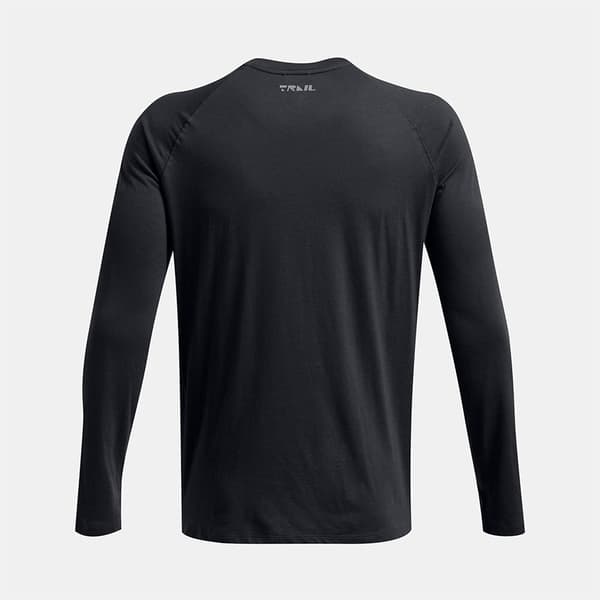 Under Armour Trail Run Graphic T-shirt Med Lång ärm Grå S Man