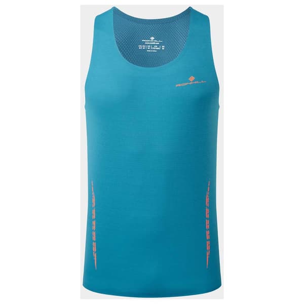 Ronhill Tech Race ærmeløs T-shirt Blå XL Mand