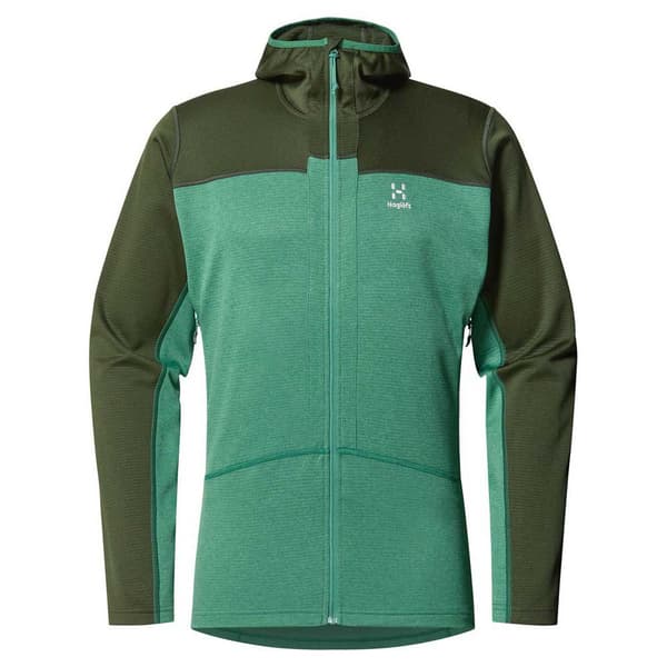 Haglofs Roc Flash Mid Sweatshirt Med Dragkedja Grönt L Man