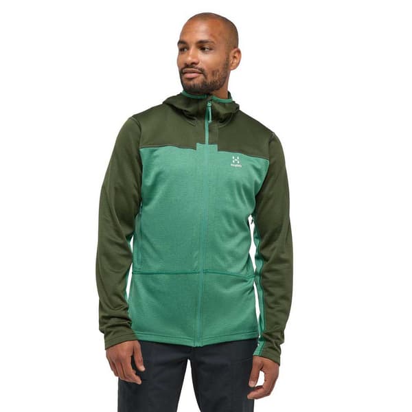 Haglofs Roc Flash Mid Sweatshirt Med Dragkedja Grönt L Man