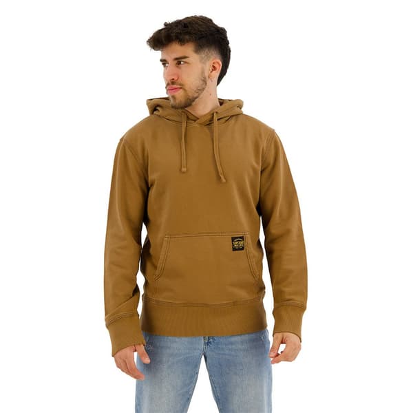 Superdry Contrast Stitch Relaxed Sweatshirt Med Dragkedja Brun XL Man