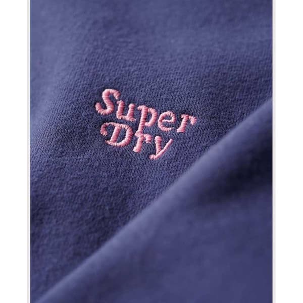 Superdry Essential Tröja Med Halv Dragkedja Lila L Kvinna