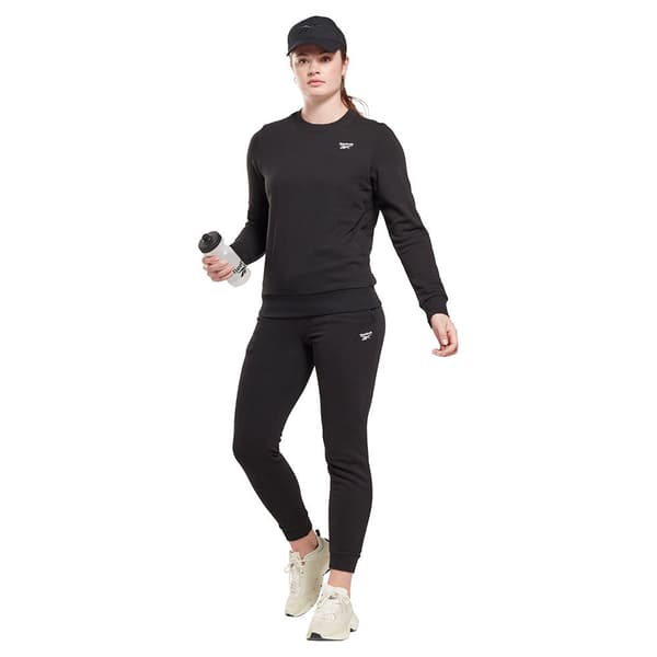 Reebok Ri Sl French Terry Crew Sweatshirt Sort M Kvinde