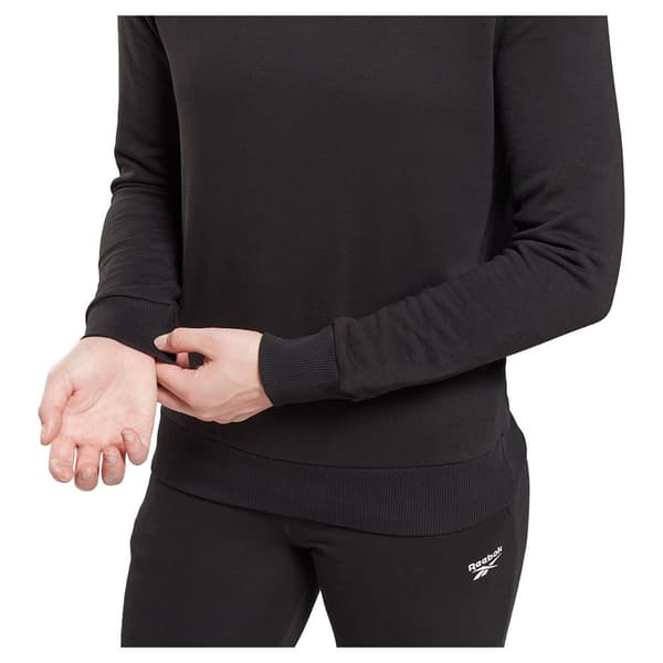 Reebok Ri Sl French Terry Crew Sweatshirt Sort M Kvinde