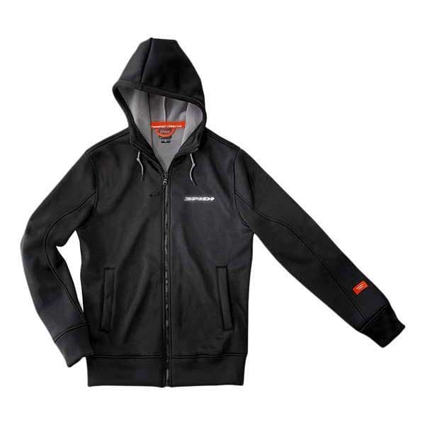 Spidi Tech Evo Sweatshirt Med Dragkedja Svart 2XL Man