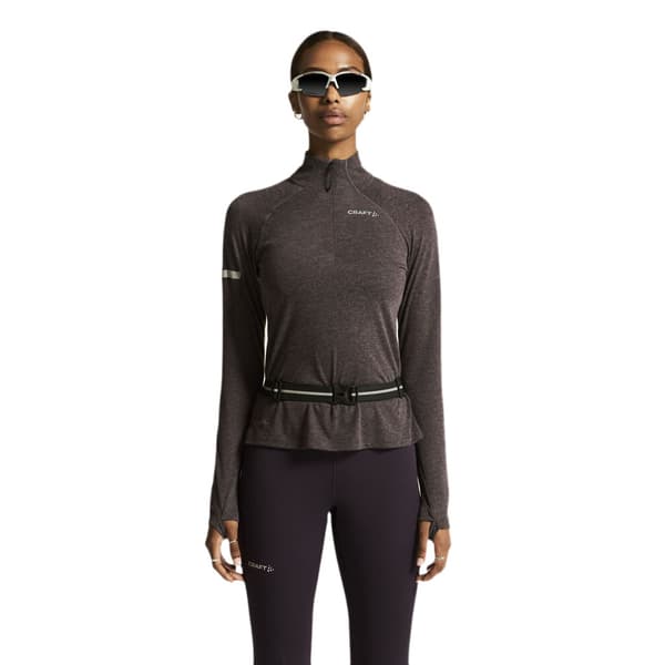 Craft Adv Subz Wool 3 Halv Lynlås Langærmet T-shirt  M Kvinde