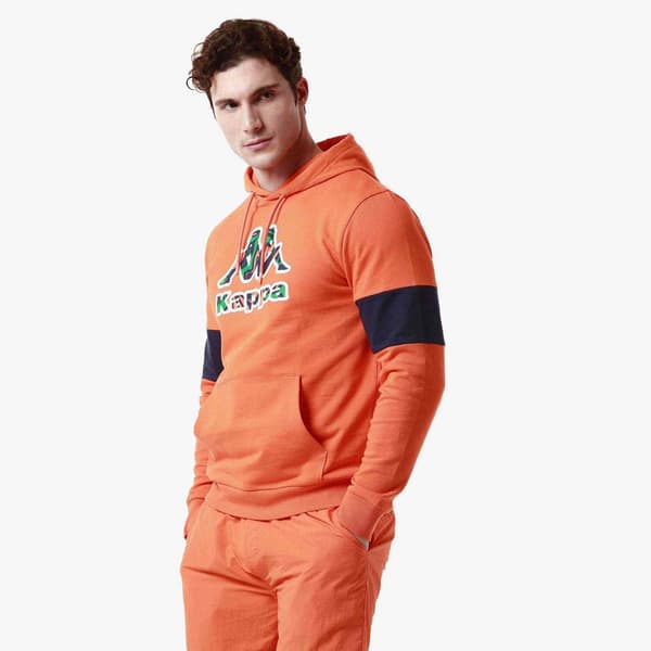 Kappa Frofio Hættetrøje Orange M Mand
