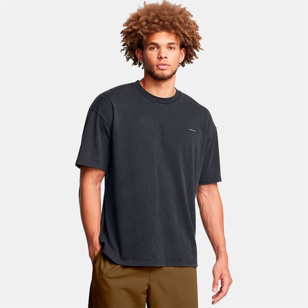 Under Armour Heavyweight Oversized Logo Wash T-shirt Med Korte ærmer  S Mand