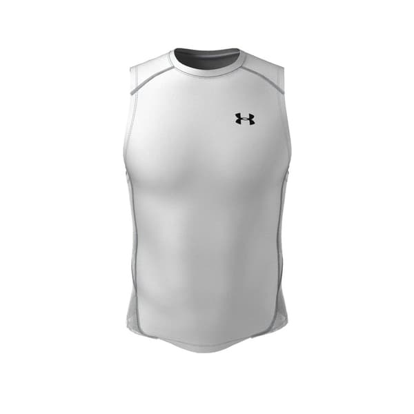 Under Armour Sans Ches T-shirt Vit M Man